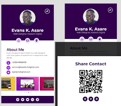 Digital Business Card Website